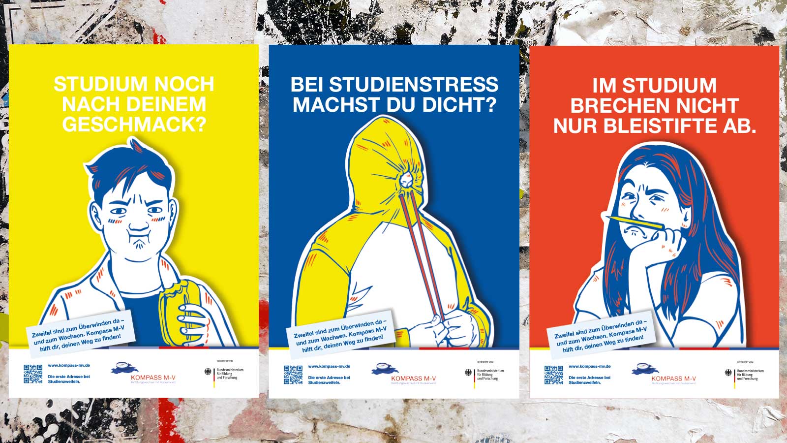 Werbekampagne – Jetzt lernen Mecklenburgs Studierende „erfolgreich zweifeln“.
